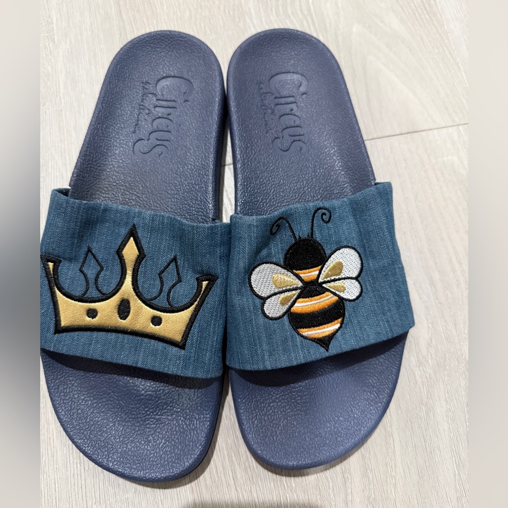 Circus by Sam Edelman Blue Slide Sandals